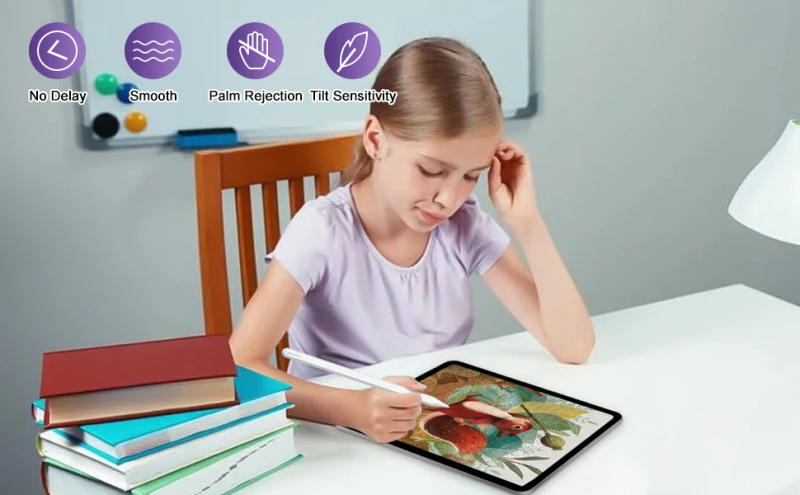 Description Picture 3 of itemFor Apple Pencil 2 1 GD13 Stylus Pen for iPad Air 5 Air 4 Pro 11 12 9 Mini 6 for Apple Pencils for apple pencil 2nd generation