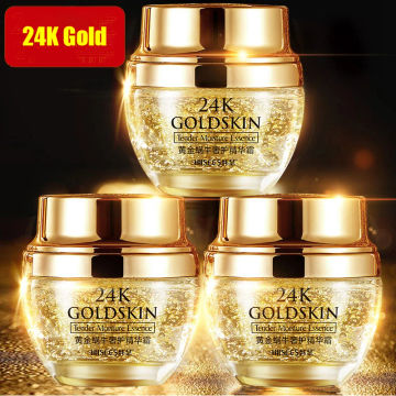 LAIKOU 24K Gold Snail Collagen Face Cream Brightening Anti-Aging Wrinkle Whitening Moisturizing Day Cream For Face Skin Care