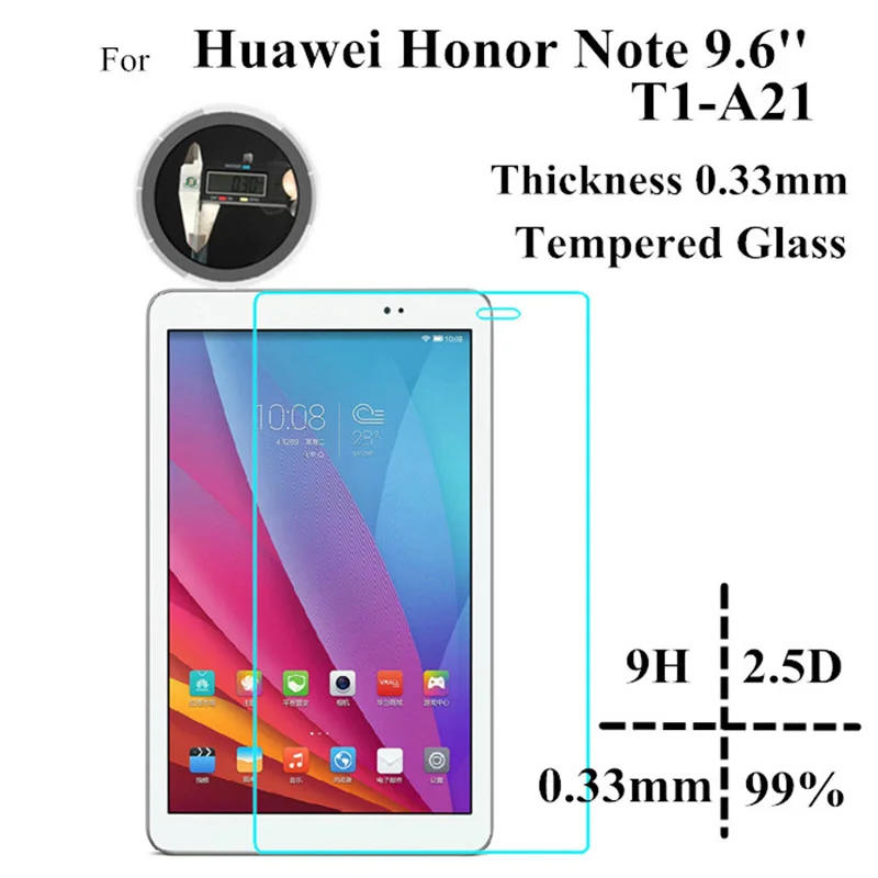 Description Picture 3 of item9H Tempered Glass For Huawei MediaPad T1 10 T1-A21W Screen Protector For Huawei T1 9.6