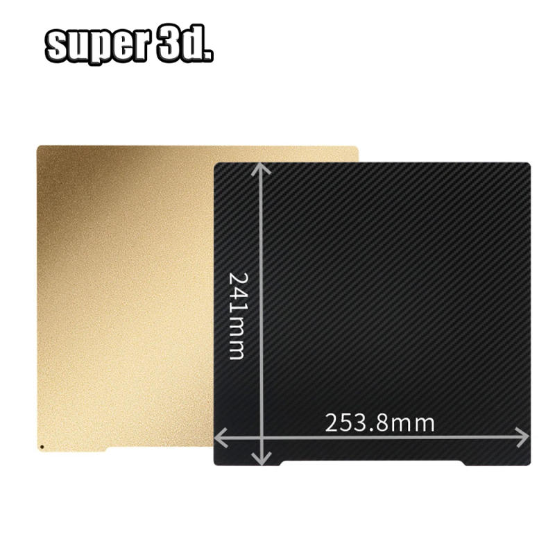 Description Picture 5 of itemFor MK3S PEO Plate PEI Sheet Double Sided PET PEI Spring Steel Sheet Magnetic For Prusa i3 MK2.5S Mk3 MK3S+ Build Plate Pei peo