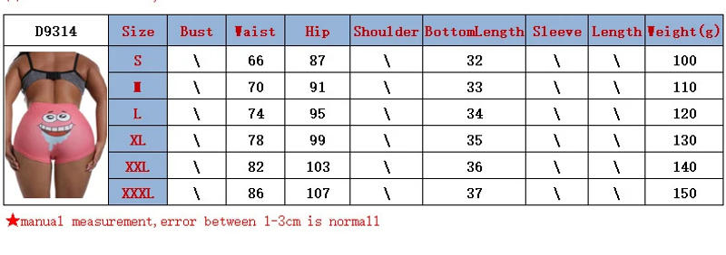 Description Picture 2 of itemHot Sale Women's Booty Shorts High Waist Short Sweatpants Summer Women Clothes Candy Snack Kitkat Home Boxer Shorts