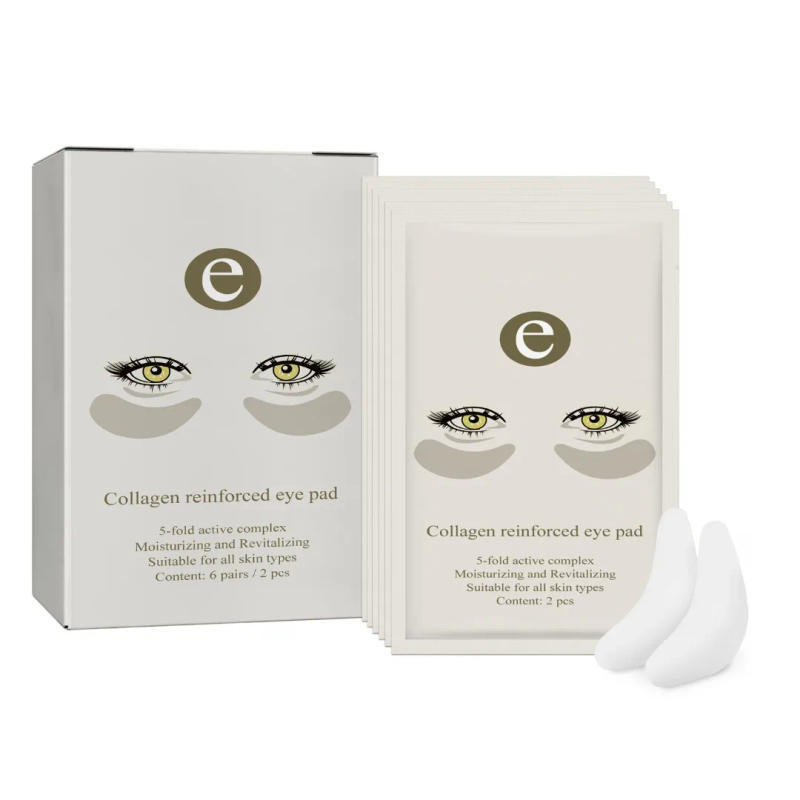 Description Picture 5 of item6pairs Moisturizing Collagen Eye Pads Gentle Non-irritating Reduce Dark Circles Wrinkles Improve Skin Elasticity Lighten Eye Bag