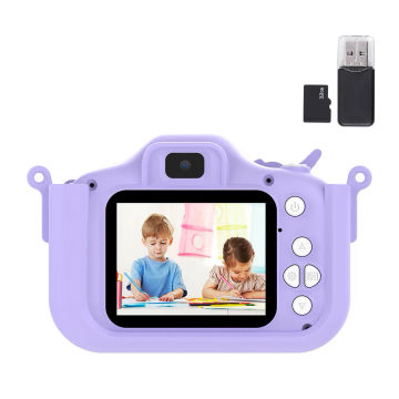 4000W Mini Cartoon Camera 1080P HD 2.0 Inch Screen Children Camera with 32GB Memory Card USB Rechargeable Kids Educational Toys