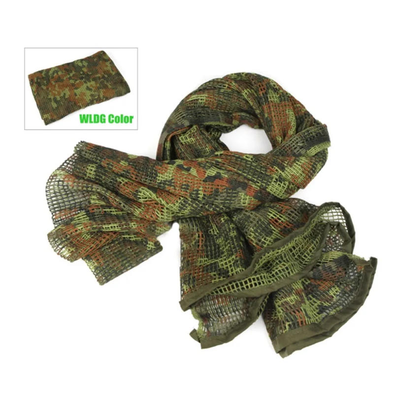 Description Picture 6 of itemCamouflage Netting Tactical Mesh Net Camo Scarf for Wargame Sports Hunting Shooting Wild Photography Sniper Camo Mesh Scarves