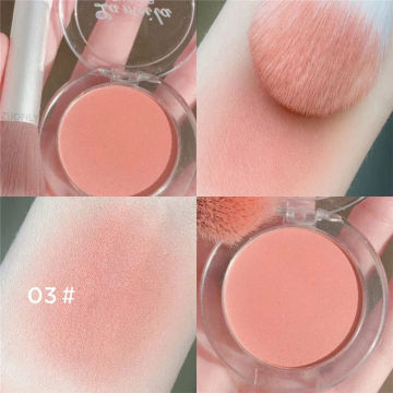 6 Colors Blush Makeup Palette Natural Peach Pink Cheek Tint Waterproof Long Lasting Face Rouge Powder Cosmetic Brighten Skin