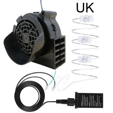 1Set 12V 0.5A Fan Blower Motor With 3 LEDs Lig, For Garden Yard Inflatable Decor Replacement For Various Inflatables Decor