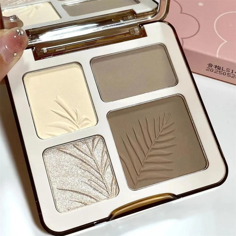 Description Picture 4 of item1~5PCS Matte Highlighter Bronzers Palette Face Shading Grooming Powder Makeup 4 Colors Long-Lasting Face Contouring Bronzer