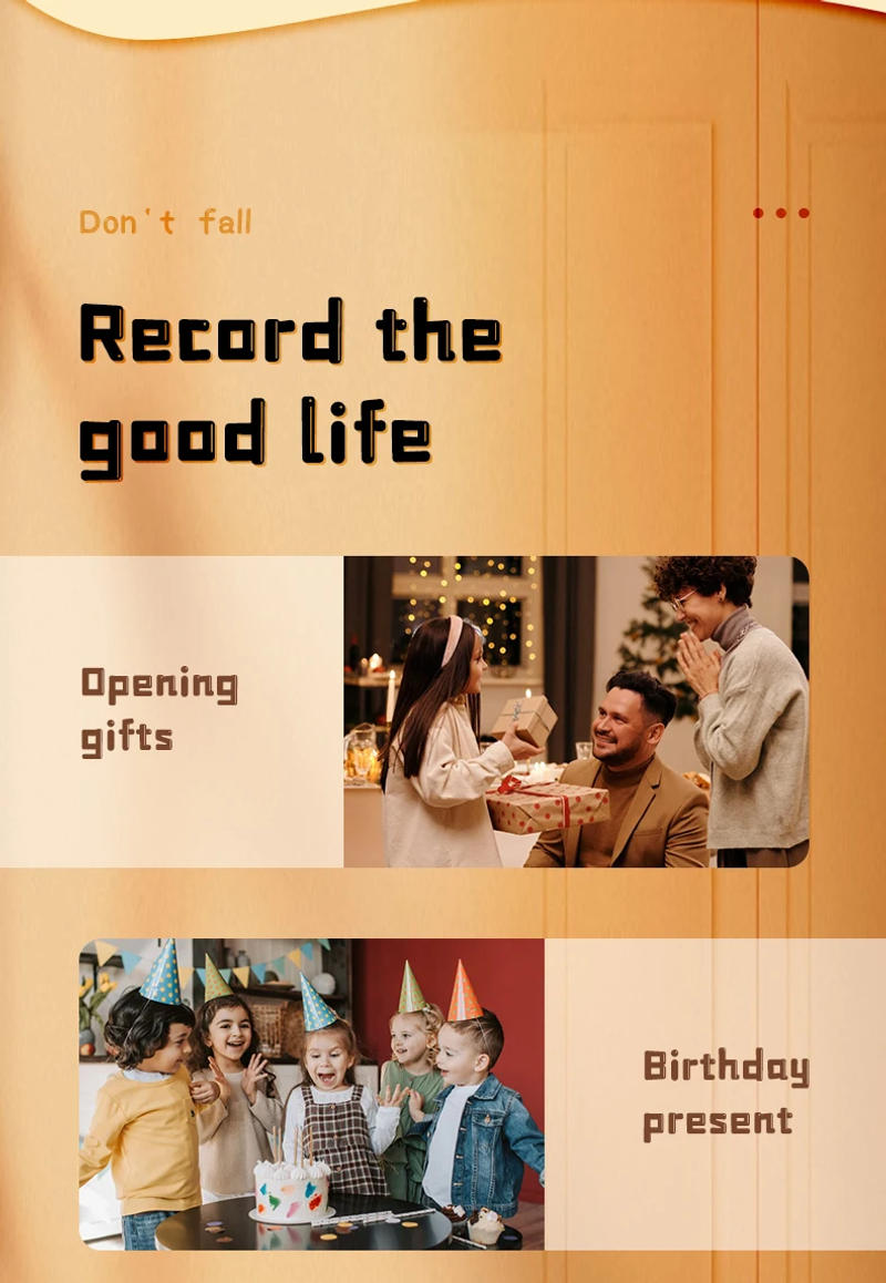 Description Picture 4 of itemChildren Kids Camera Mini Educational Toys For Children Baby Gifts Birthday Gift Digital Camera 2 Inch Projection Video Camera