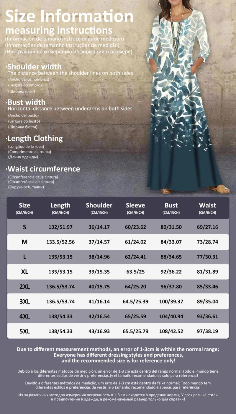 Description Picture 2 of itemCat Print Women's Dresses Long Sleeves Pocket Dresses Winter Clothing Elegant Beautiful Party Dress Fashion Sexy Evening Dress