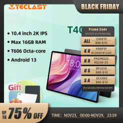 Teclast T40HD Android 13 Tablet 10.4 Inch 2000x1200 IPS T606 Octa-Core 8GB+8GB RAM 128GB ROM 4G VoLTE Type-C 7200mAh Widevine L1