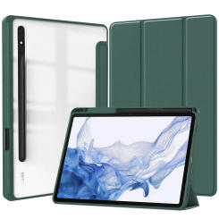 For Samsung Galaxy Tab S9 Plus 12.4 inch 2023 Case Acylic Transparent Back Tablet Cover For Tab S9 11