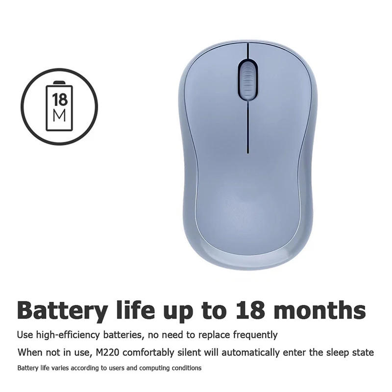 Description Picture 2 of itemSuitable for Logitech M221 Silent Wireless Mouse Business Office Portable Game Laptop Desktop Mouse