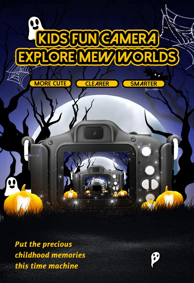 Description Picture 2 of itemNew Children 1080P HD Screen Cartoon Cute Camera Kids Camera Digital Camera Intelligence Video Toy Boy Girl Children's Gift