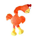 Pet Dog Squeaky Toys Interactive Cartoon Animal Flamingo Shape Dog Chew Toy Training Products Puppy Sound Toys For Small Meduim