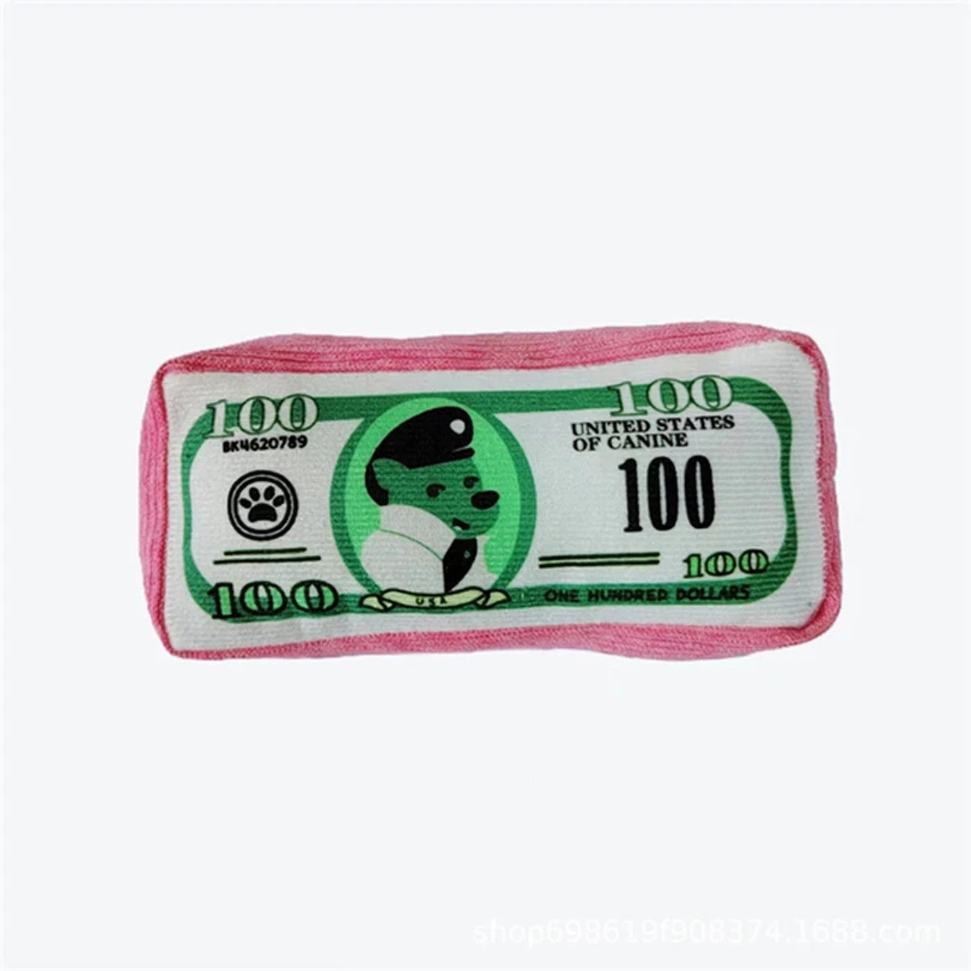 Description Picture 6 of itemPlush Dog Toys Funny Squeaky Sounding Paper Resistance To Bite Chew Dog Toys Clean Teeth Pet Supplies
