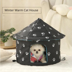 Waterproof and Cold Dog Home Outdoor Stray Soft House Oxford Cloth Can Be Disassembled and Washed Cat Litter Pet House