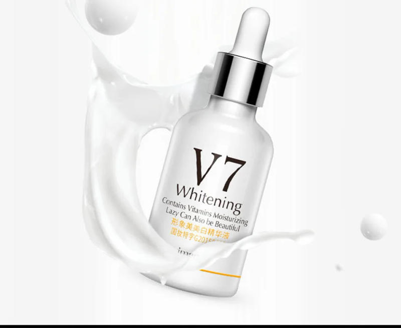 Description Picture 6 of itemImages V7 Whitening Essence Hyaluronic Acid Serum Contains Vitamins Moisturizing Anti Wrinkle Hydrating Face Skin Care