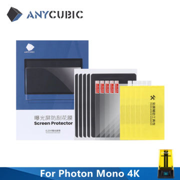 ANYCUBIC 5PCS/Lots Original Screen Protector For Photon Mono 4K 6.23 inch 3D Printer Parts thickness 0.15mm Change Set