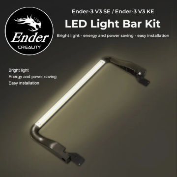 Creality Ender-3 V3 SE/KE LED Light Bar Kit Bright Light Energy and Power Saving Easy Installation