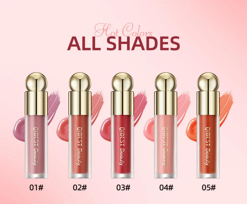 Description Picture 3 of item1PCS Liquid Blush Velvet Matte Blusher Face Pigment Lasting Beauty Natural Cream Cheek Tint Orange Peach Blush Makeup Maquiagem