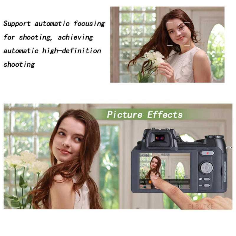 Description Picture 3 of itemDSLR Camera HD Digital Camera POLO D7100 33Million Pixel Auto Camera Semi Professional Camera 24X Optical Zoom Three Lens Video