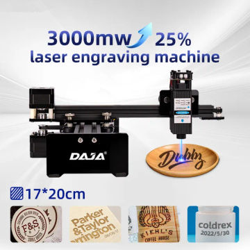 D2 Laser Engraving CNC Automatic Laser Engraver Marking Machine for Logo Wood Steel Plastic Bamboo WIFI DIY Glass Leather