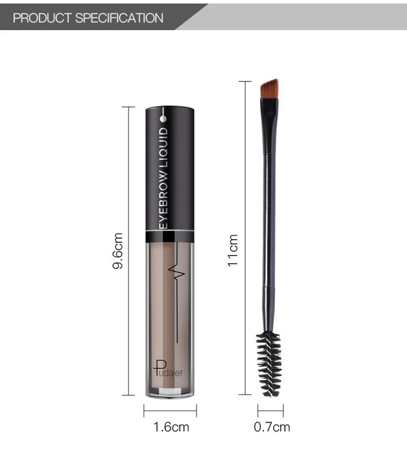 Description Picture 3 of itemLong Lasting Pigment Black Brown Waterproof with Brush Eye Brow Tint Tattoo Mascara Wunder Eyebrow Enhencers Cosmetics