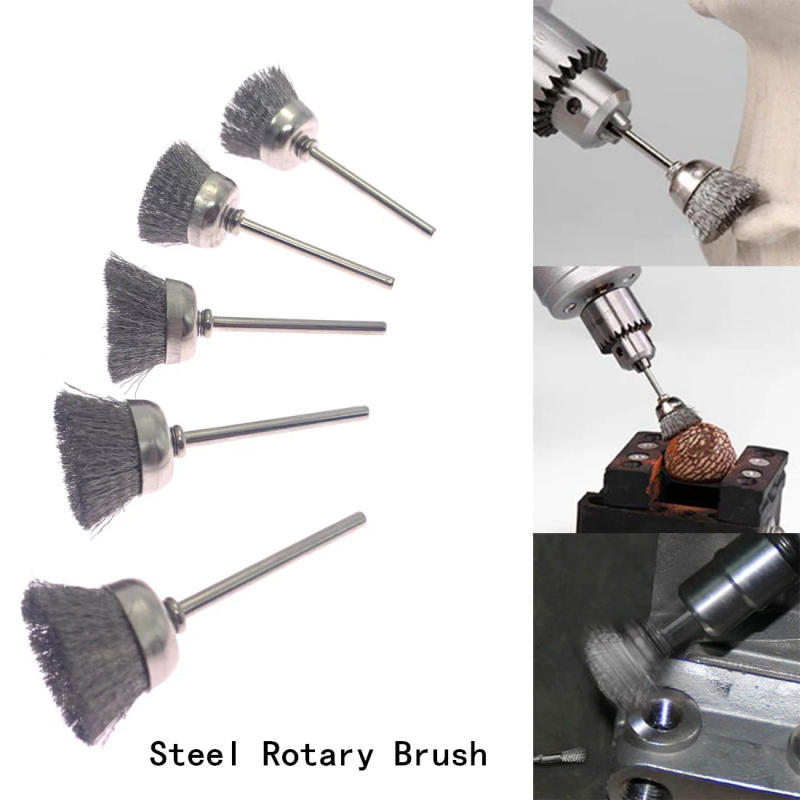 Description Picture 3 of itemWire Wheel Steel Brushes Pen Polishing Wheel Brush Tools Scrap Welding Metal Surface Pretreatment Grinding for Heating Coil Wire