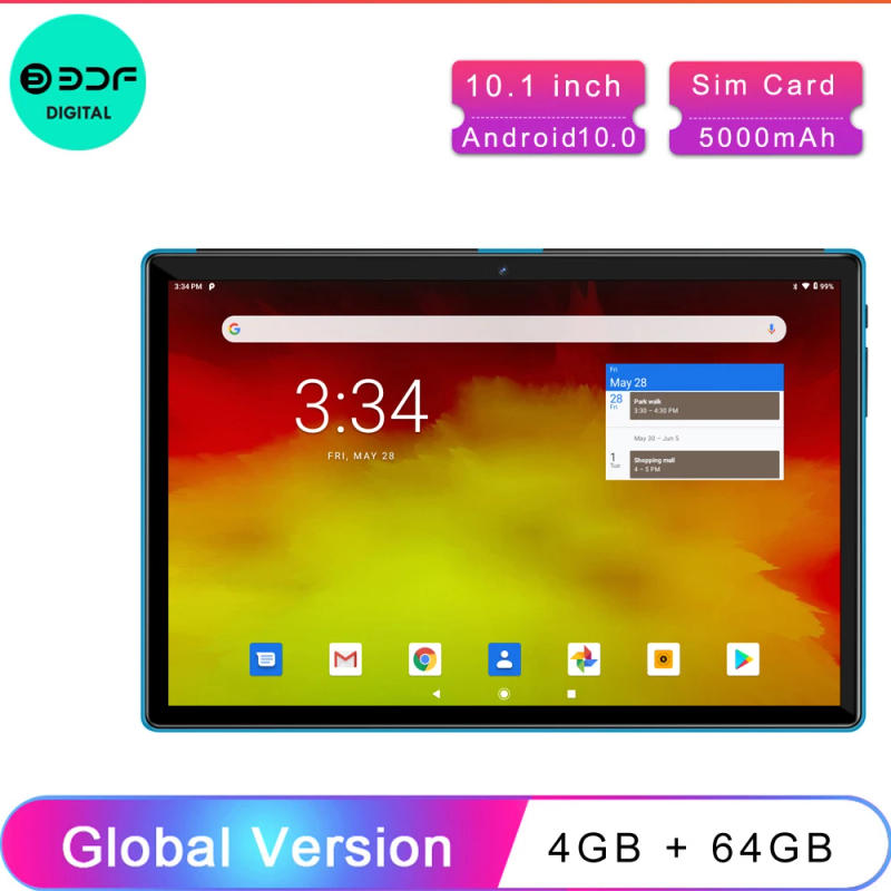 Description Picture 3 of item10.1 Inch Tablets Android 10 4GB + 64GB 4G Phone Call Smart Pc Android Tablet Android, Tablet Phone,Android tablette