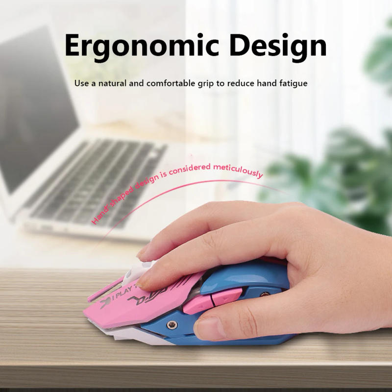 Description Picture 5 of itemBreathing LED USB Wireless Optical Mouse 2400dpi Mute PC Laptop Computer 6 Buttons Gaming Mice for OW DVA overwatch Dropship