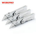 WORKPRO 3PCS Folding Utility Knife Set  Quick Change Pocket Utility Knife with Belt Clip Blade Knife for Cutting Box Paper