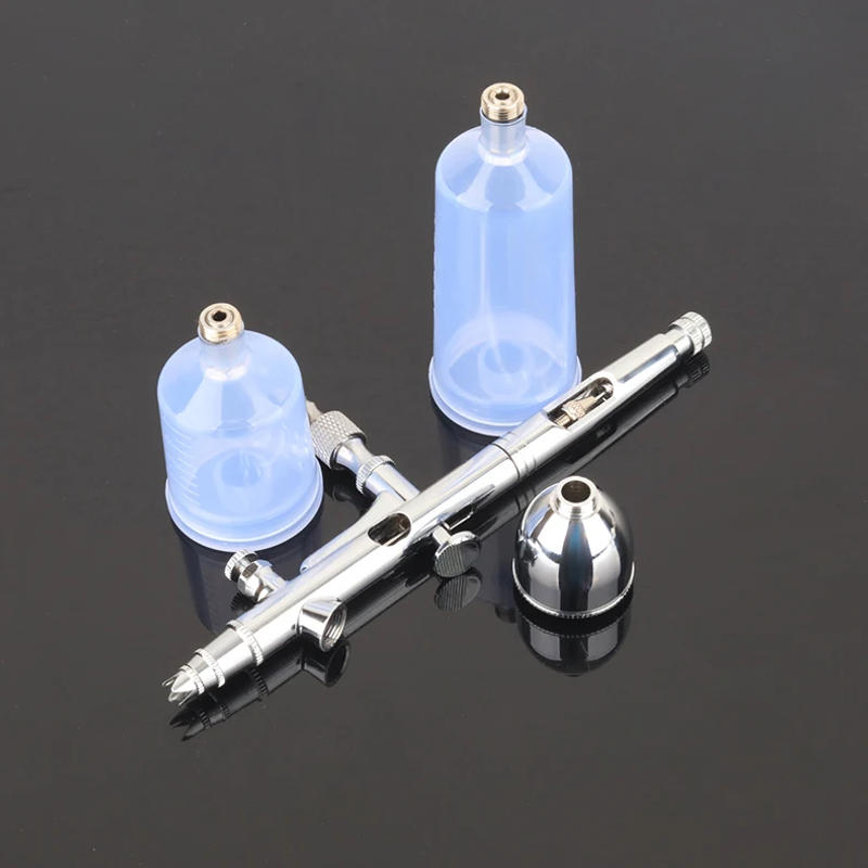 Description Picture 4 of itemRIBO Good Handle 185 Airbrush Pen Dual Action Fine Spray Gun Air Valve 1.2M HOSE All Metal G1/8 Female 0.3MM Needles