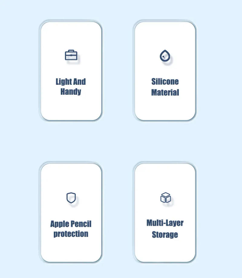 Description Picture 3 of itemBox For Apple Pencil 2 1 Cover For Apple Pencil 2nd Generation 1st Gen Stylus Pen Holder Protective Case Ipad Pen Accessories