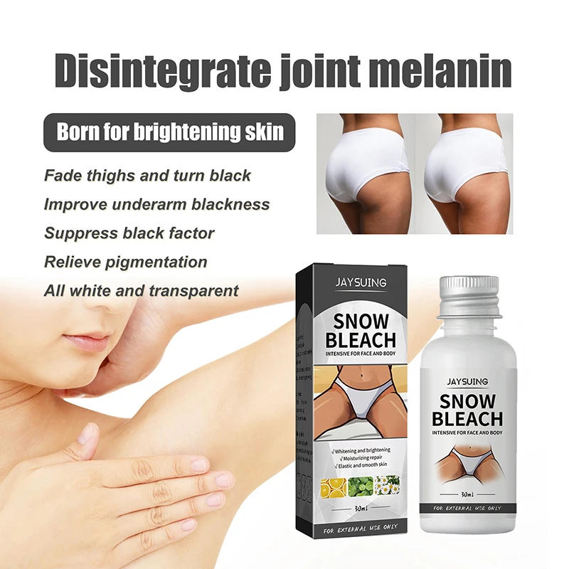 Description Picture 5 of itemBody Whitening Bleach Cream Brighten Underarm Elbow Knees Joint Removal Intimate Parts Dark Spots Melanin Snow Bleach Cream 30ml