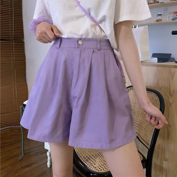 Fat Mm Large Casual Shorts for Women in Summer 2022 New Style High Waist Thin Loose and Easy to Wear a Word Wide Leg Pants