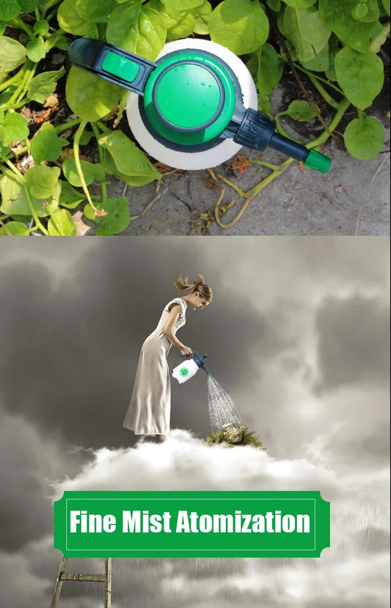 Description Picture 6 of itemLAOA 1.5L 2.0L High Pressure Watering Pot Water Pump Rotating Nozzle  Spray Bottle for Spray Disinfectant Wash Car Garden Tools