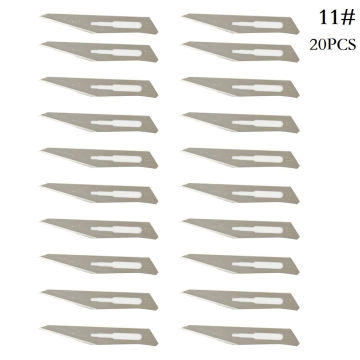 20pc Stainless Steel ESurgical Scalpel1 Blade Ngraving & Wood Carving Tool 10# 11# 12# 15# 20# 22# 23#/24# Blades Scalpel1 Craft
