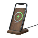 KEYSION 15W Wooden Qi Wireless Charger for iPhone 13 12 Pro XR XS Max Xiaomi 12 fast Wireless Charging Stand for Samsung S21 S22