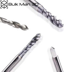 Drill Tap 1/4″ M5 Machine Spiral Point Straight Fluted Screw Thread Metric Plug Hand Tap Drill Hand Tools