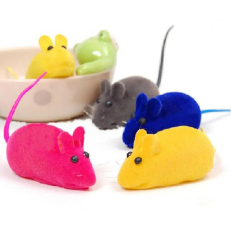 Description Picture 4 of itemFunny Rabbit Fur False Mouse Pet Toys Mini Funny Playing Toys For Cats Kitten Pet Accessories