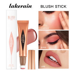Beauty Blush Wand Easy Liquid Blush Face Blusher Natural Cream Cheek Tint Brighten Eye Highlight Contour Stick Sponge Head