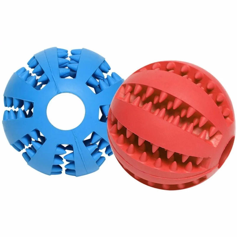 Description Picture 3 of itemPet Dog Toy Ball Interactive dog Chew Toy Tooth Cleaning Rubber Food Ball for Small Dogs for Small Dogs Accessories