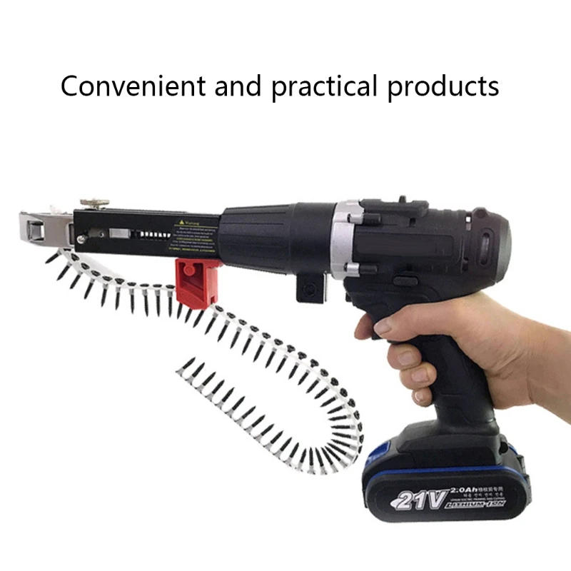 Description Picture 5 of itemElectric Drywall Screw Gun Wodworking Tool Cordless Power Drill Adjustable Screw Length and Depth Easy to Use Carpentry