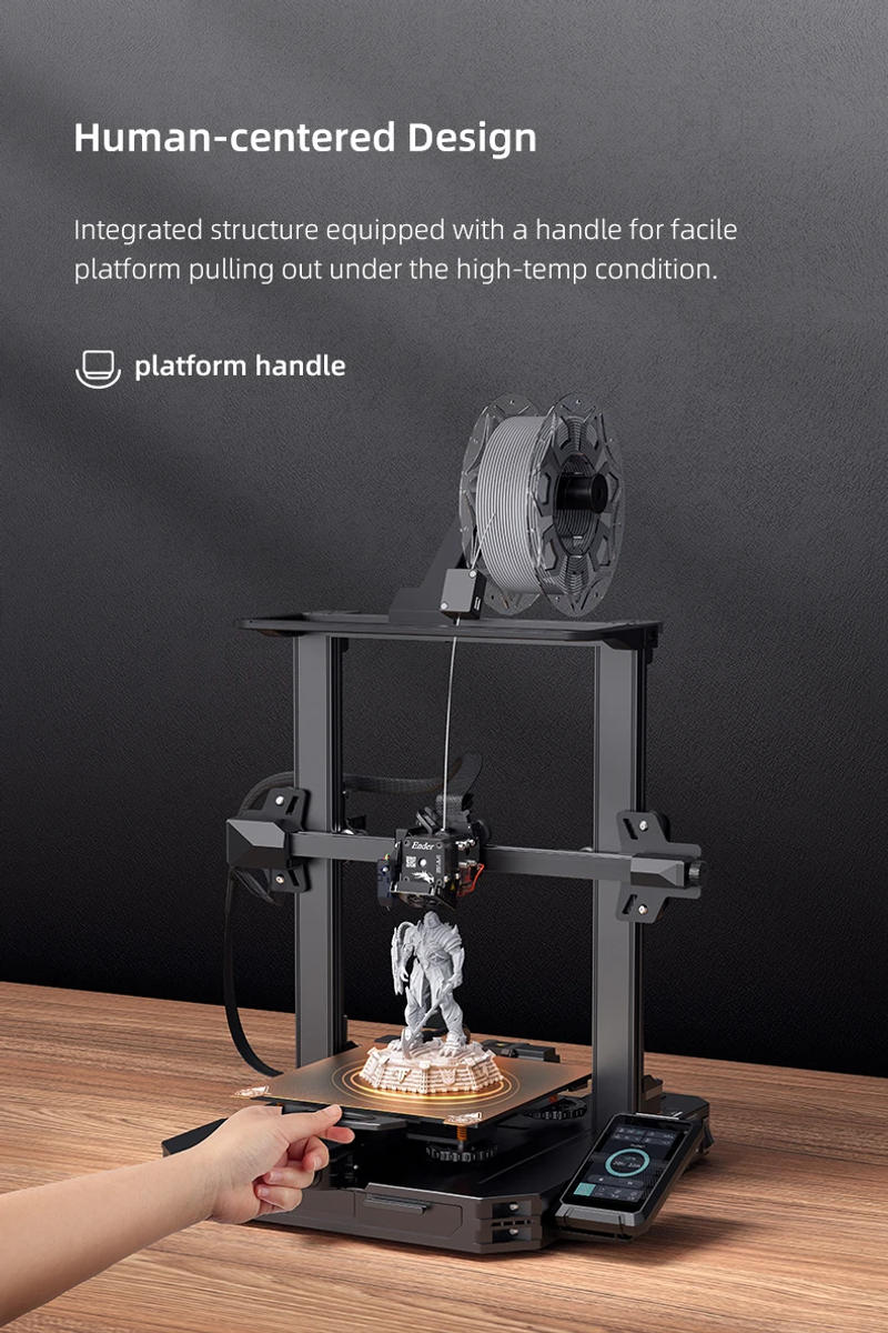 Description Picture 5 of itemOriginal Creality Ender-3 S1Pro /Ender-3 S1 Plus /Ender-3 V2 /Ender 3 Max Neo/Ender-5 S1 FDM 3D Printer 3d принтер Ender 3 V3 SE