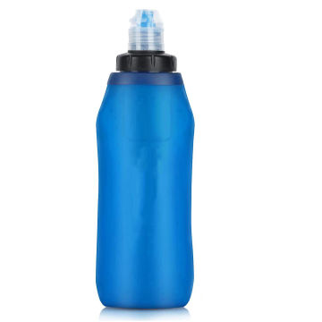 Filtered Water Bottle 500ml Collapsible Water Bag For Outdoor Camping Hiking Emergency Hydration Water Filter Soft Bottle Flask