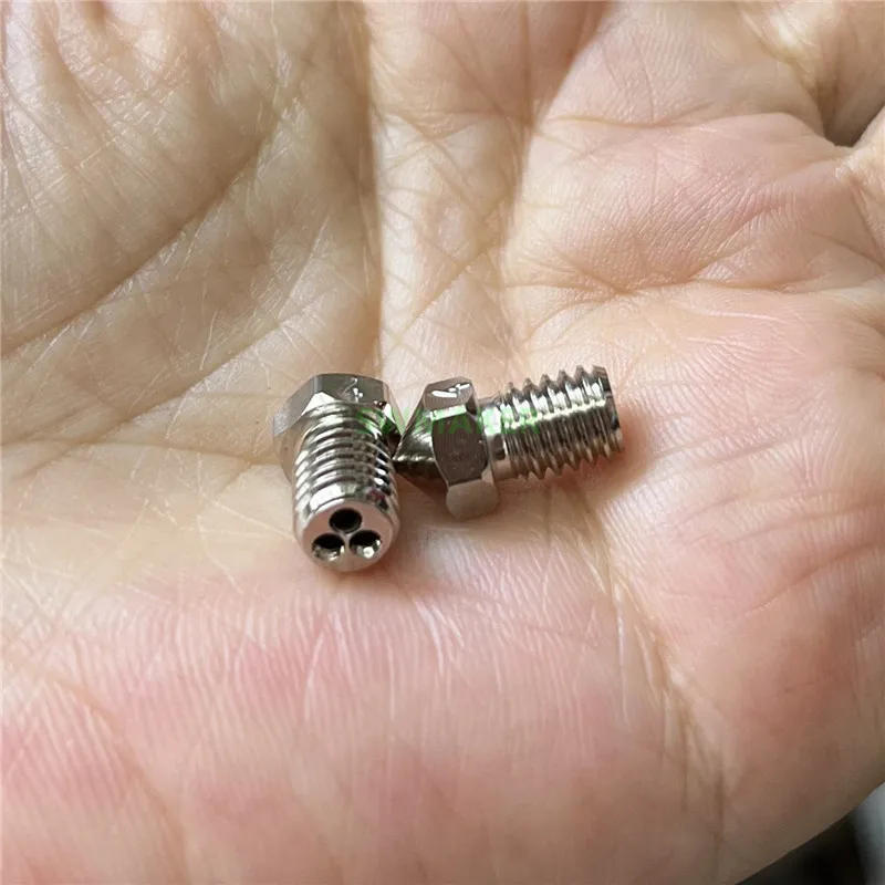 Description Picture 2 of item2pcs High Flow V6 Clone CHT Copper Plated Nozzles, High Temperature Resistance 350 ° - 3D Printer Parts