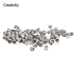 10pcs stainless steel eccentric spacer 10x 5mm hole eccentric spacer for V-roll aluminum extrusion 3D printer