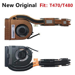 New Original For Lenovo Laptop ThinkPad T480 T470 CPU Cooling Fan Heatsink Radiator 01YR202 01AX925