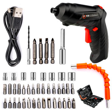 Electric Screwdriver Battery Rechargeable Cordless Screwdriver Powerful Impact Wireless Screwdriver Drill Electric Screw Driver