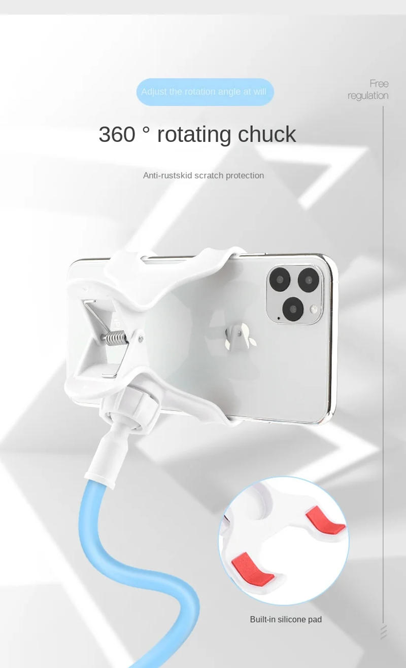 Description Picture 6 of itemAdjustable Mobile Phone Holder Portable Flexible Lazy Bed Holder Tablet Mount Holder for Bed Desk Holder for IPad Samsung Xiaomi